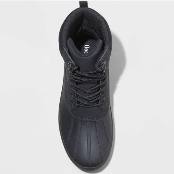 Men's Cody Winter Duck Boots - Goodfellow & Co Black 12 - Picture 3 of 11